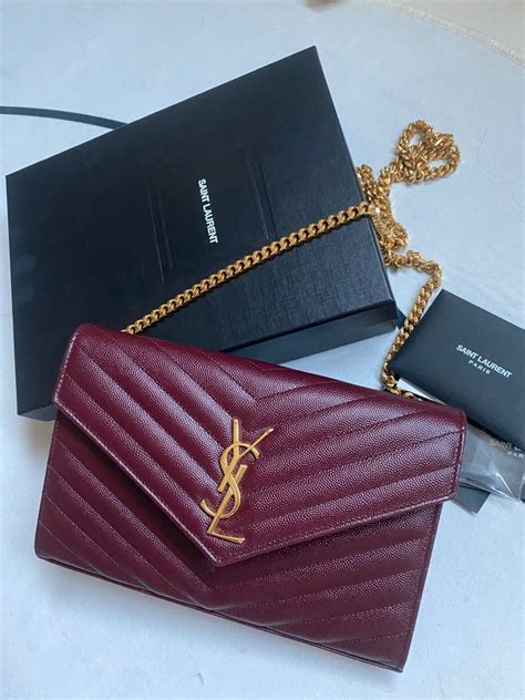 ysl chain wallet canada|YSL cassandre wallet on chain.